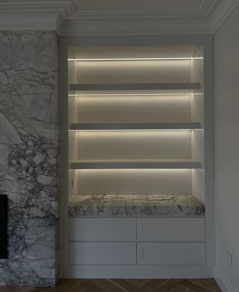 Built-in joinery LED lighting